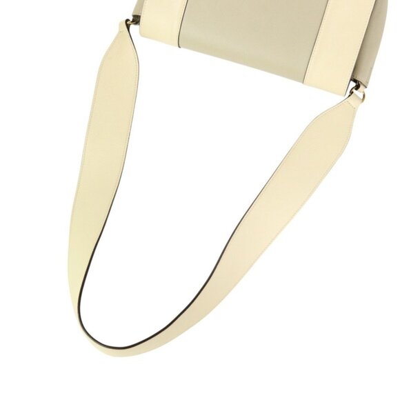 CELINE Gray Leather Shoulder Bag - Picture 9 of 16